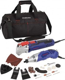 WORKPRO rotating and oscillating tool kit